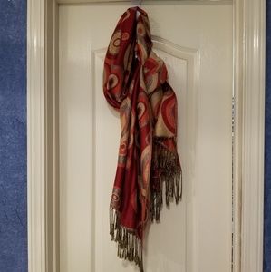 Cashmere shawl scarf